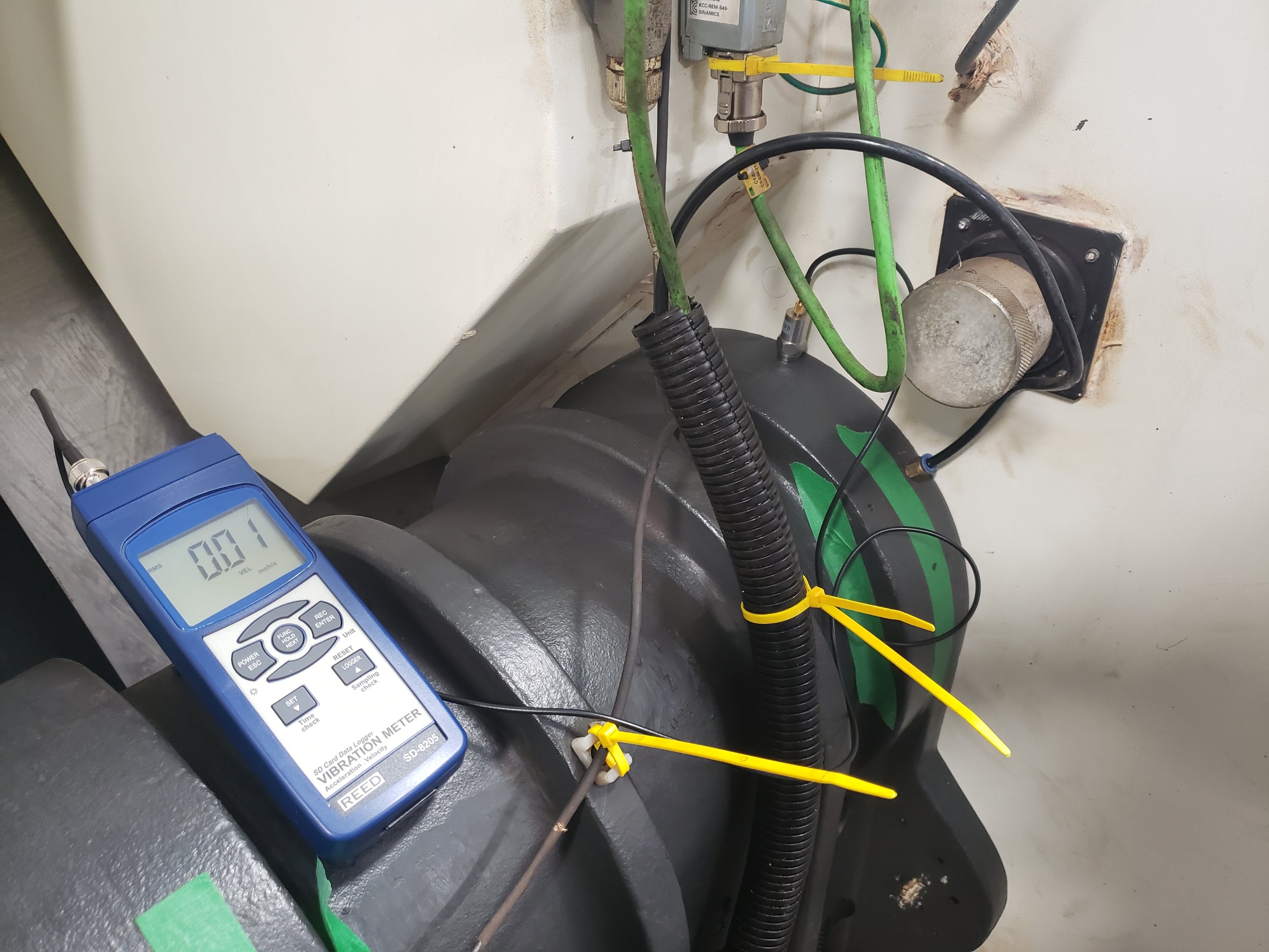 DMG CTX510 eco spindle vibration check